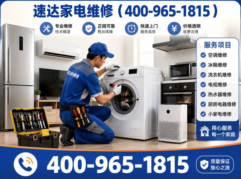 清远速达家电维修展示图